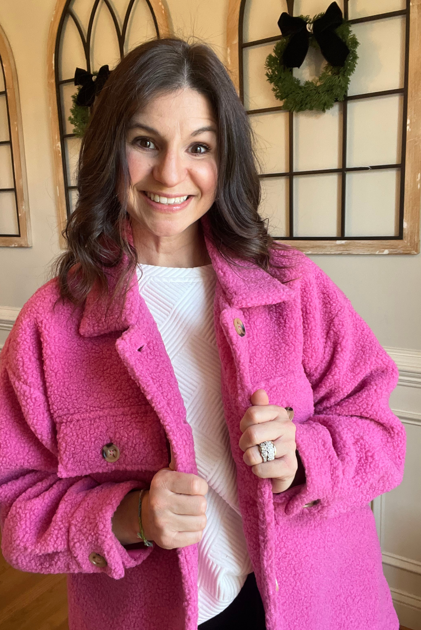 Popping Pink Shacket