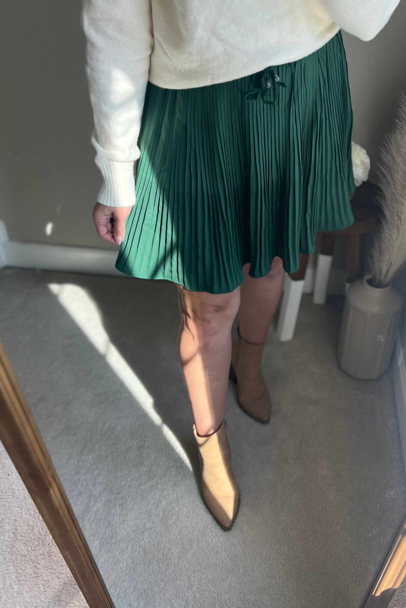Pleats To Meet You Skirt