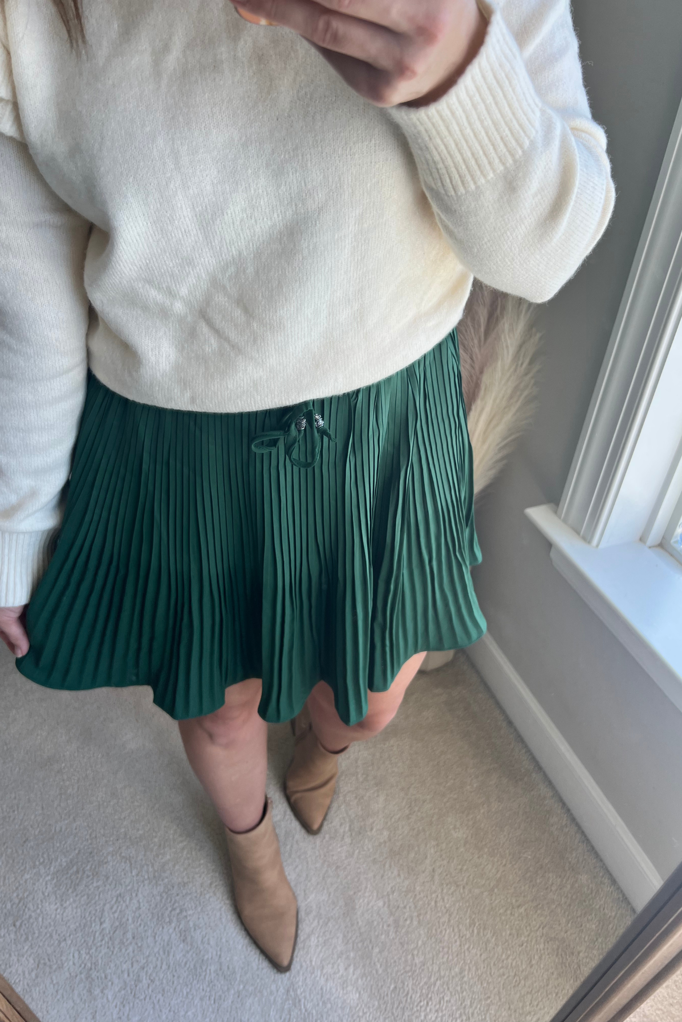 Pleats To Meet You Skirt
