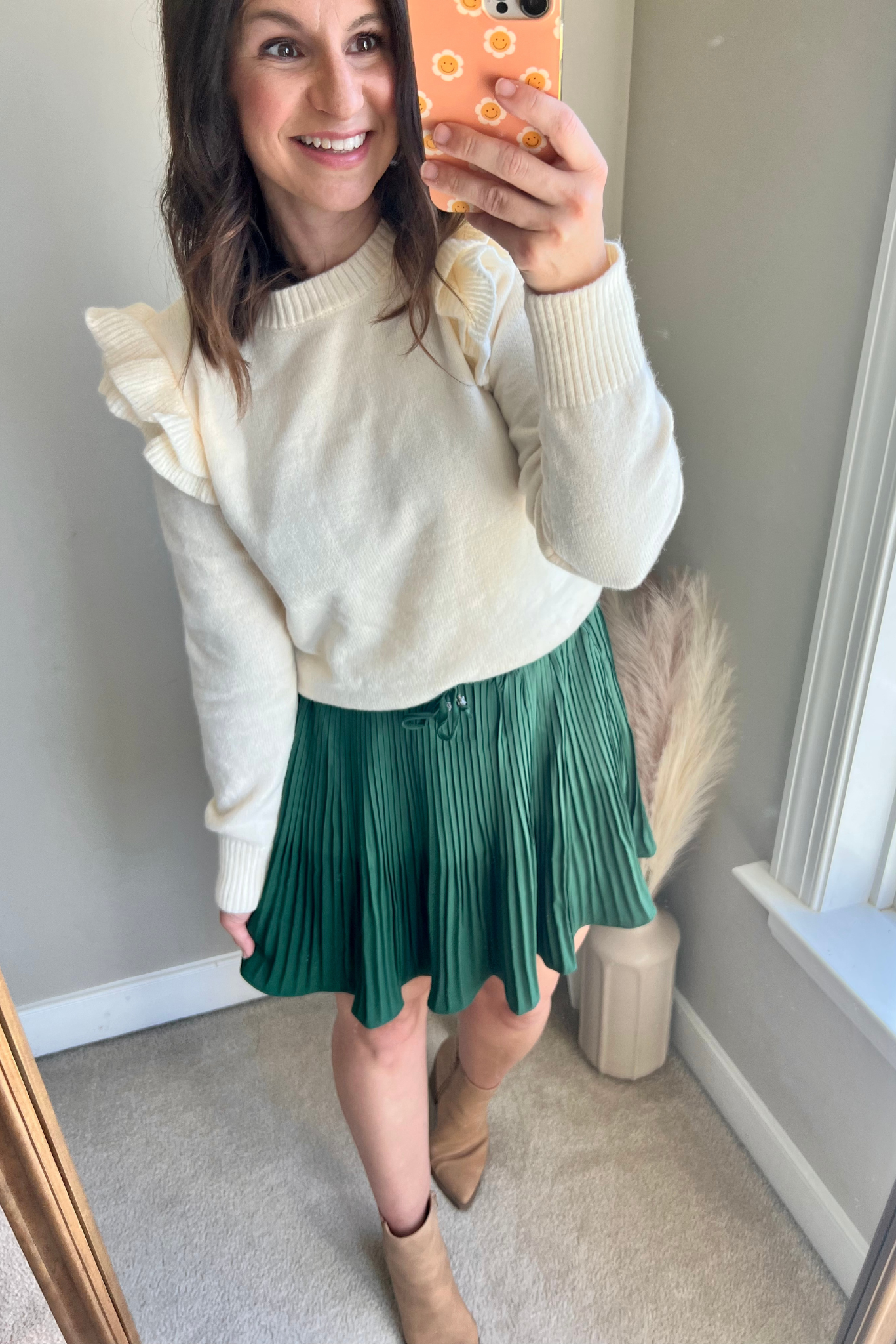 Pleats To Meet You Skirt