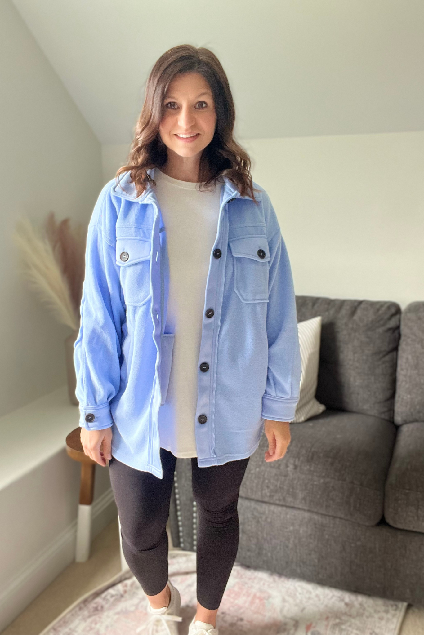 Fleece Fleece Baby Shacket | Final Sale