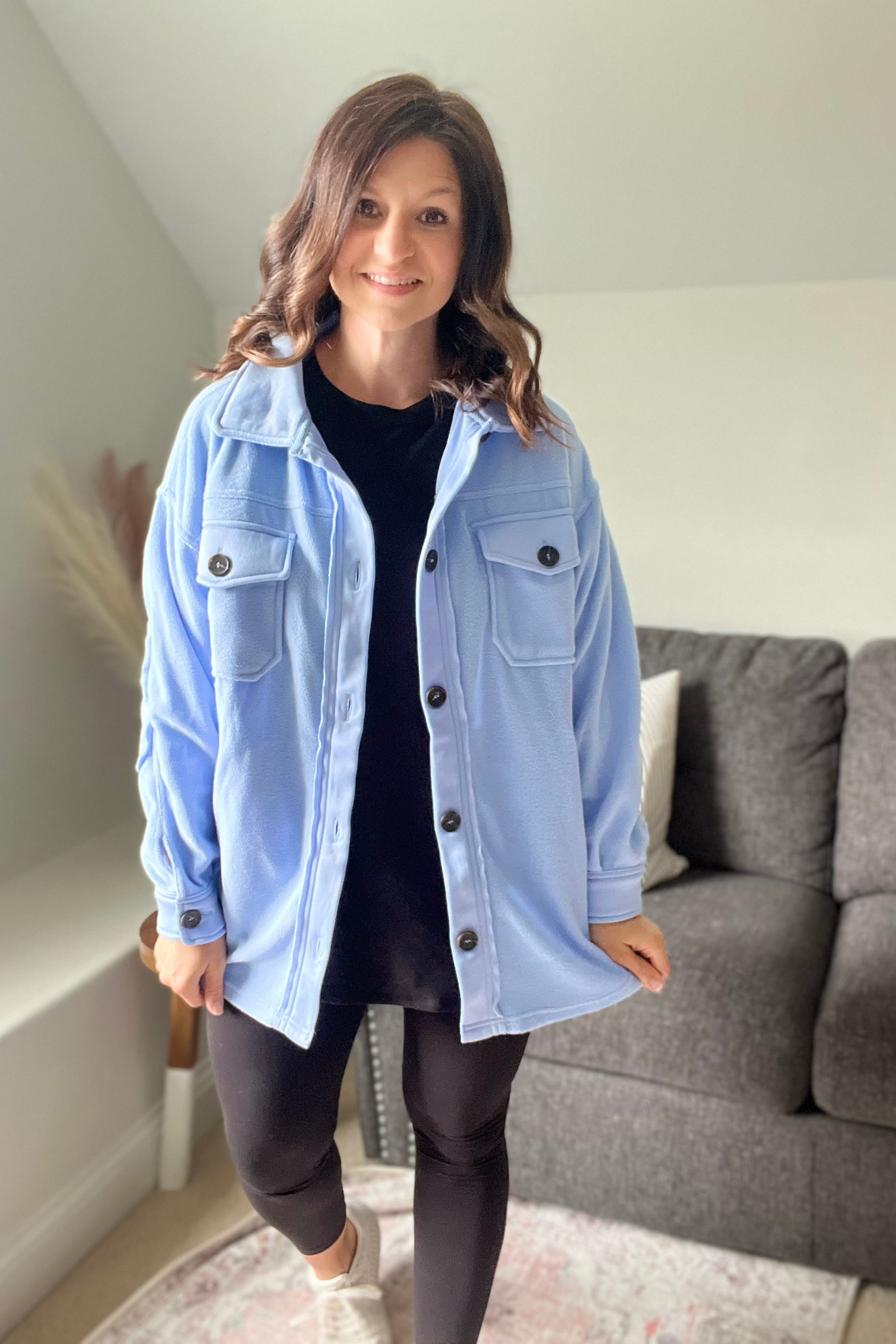 Fleece Fleece Baby Shacket | Final Sale
