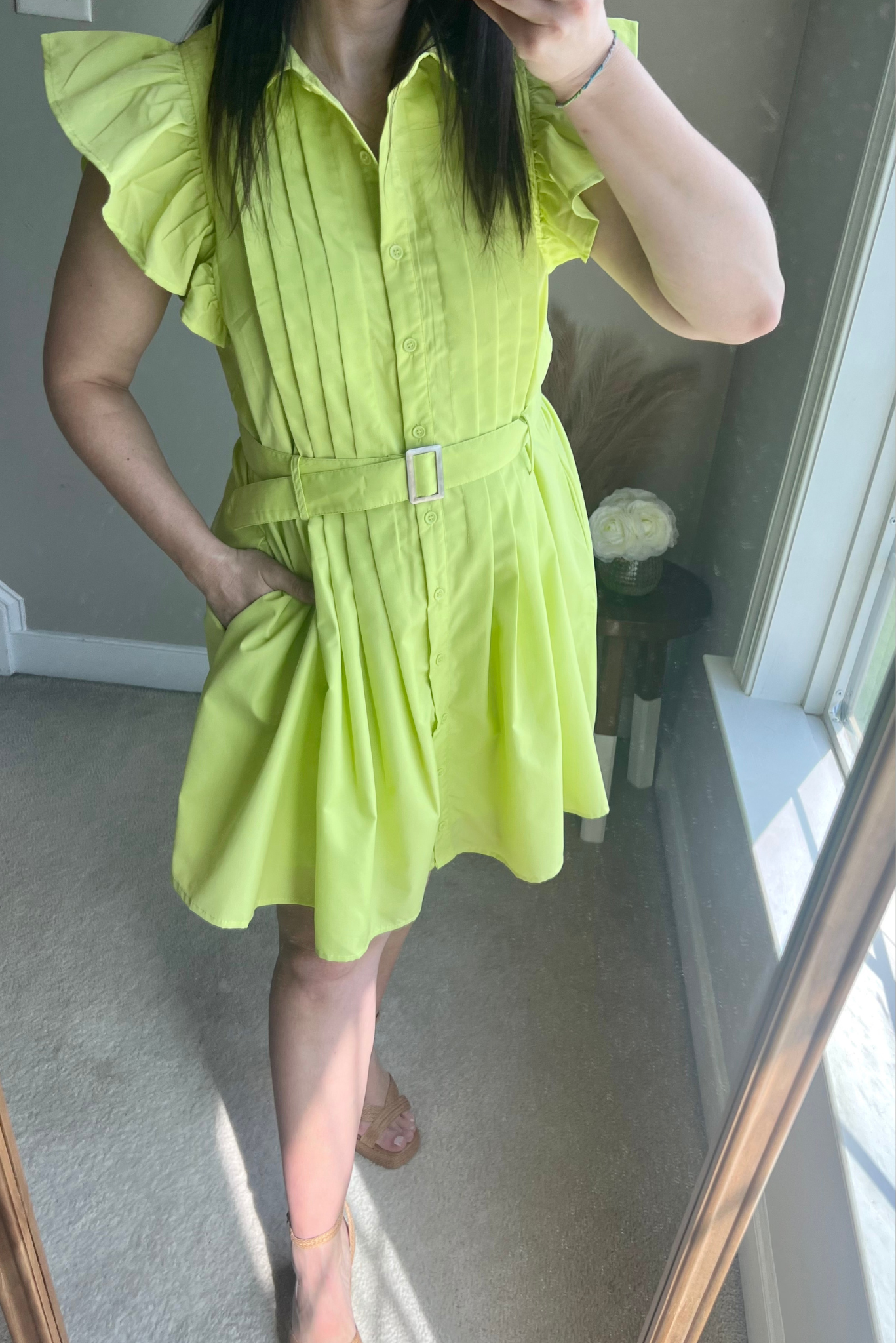 Belted Mini Dress | Final Sale