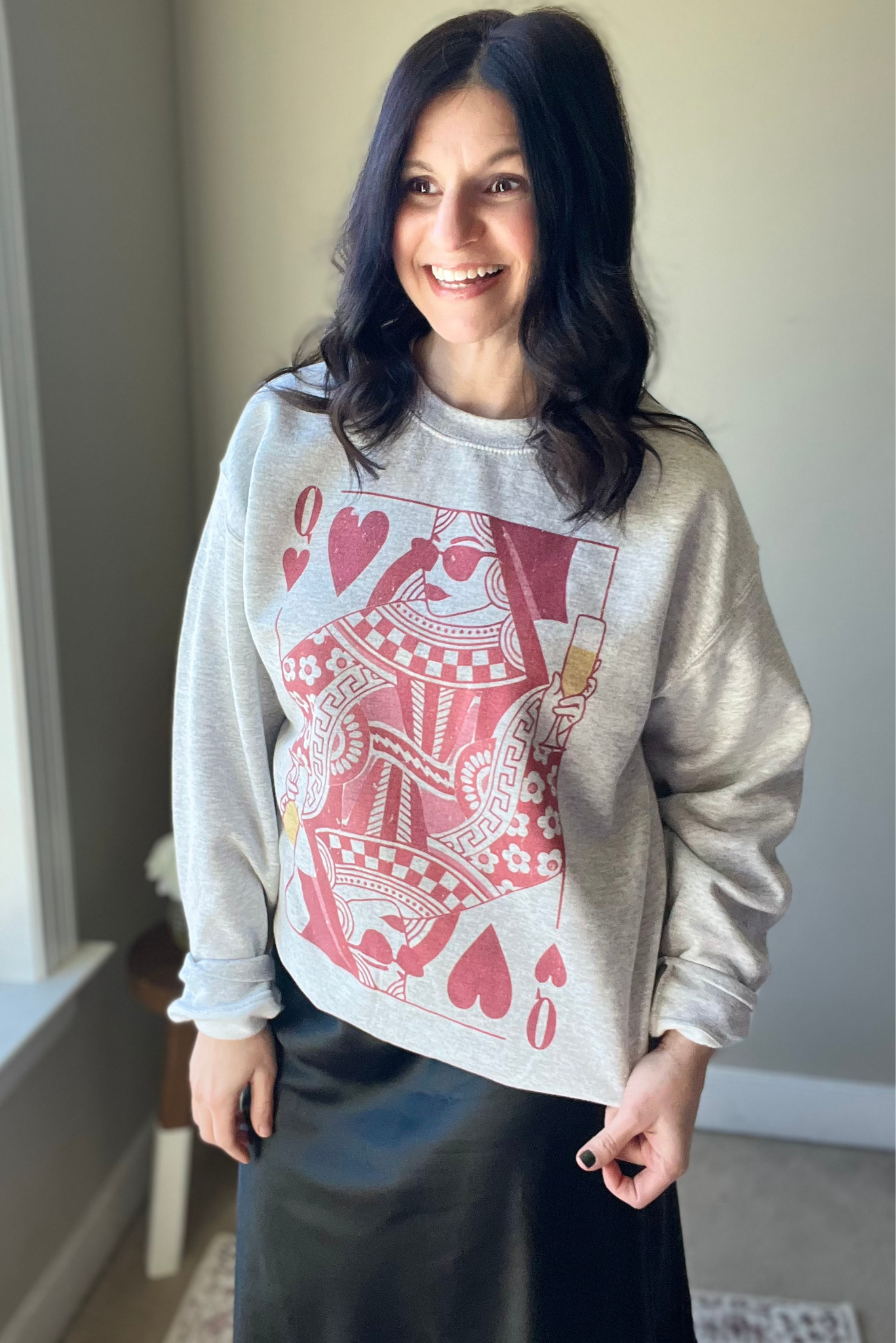 Queen of Hearts Pullover