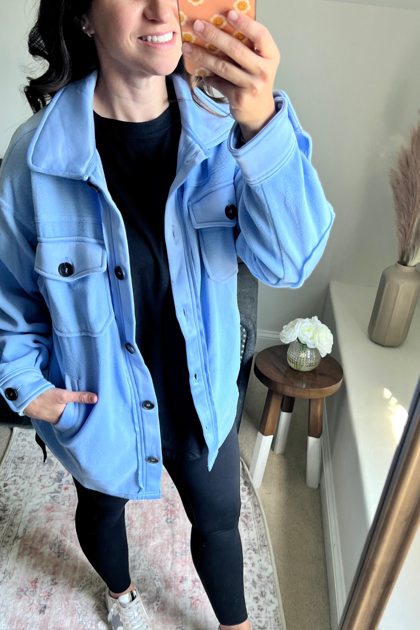 Fleece Fleece Baby Shacket | Final Sale