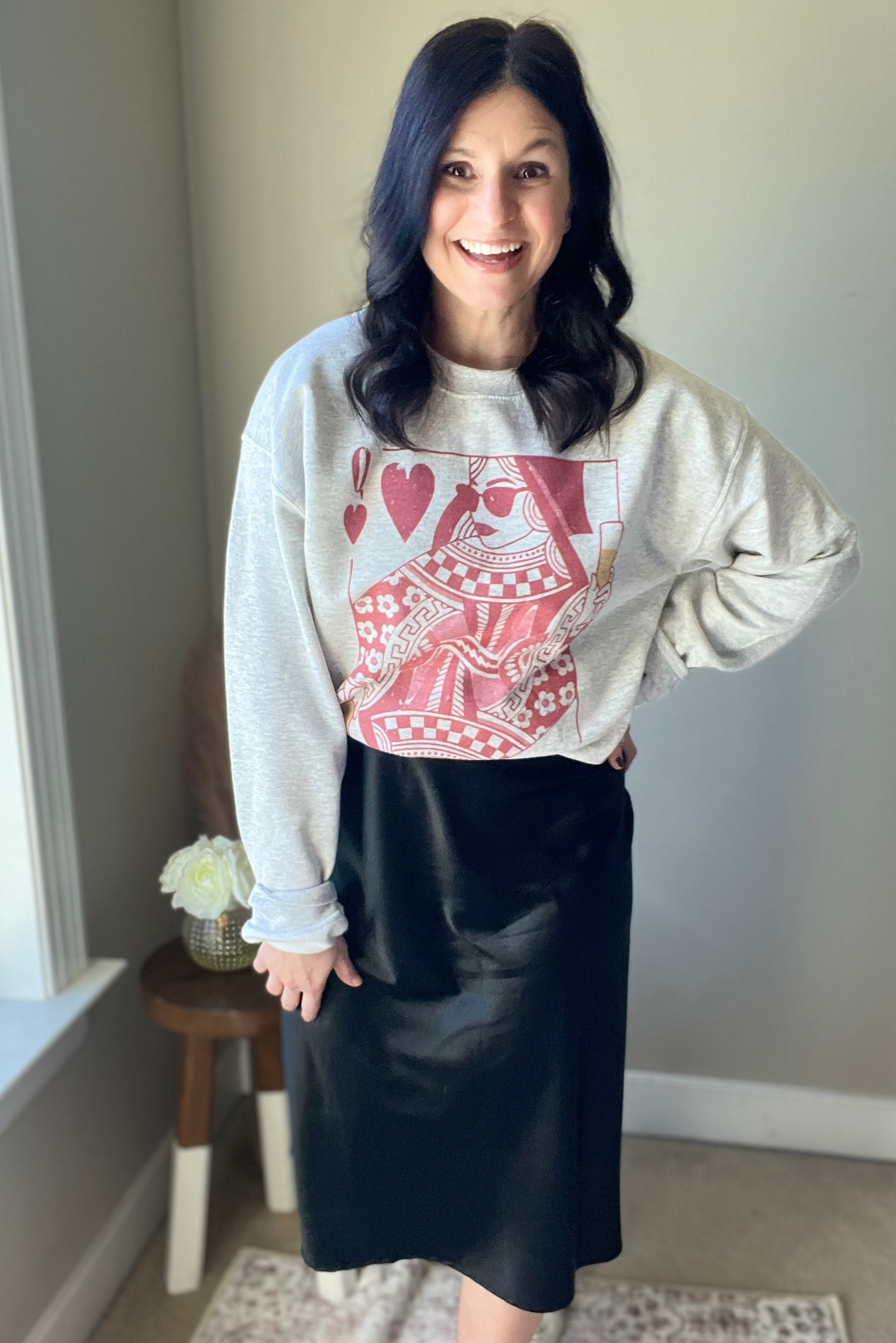 Queen of Hearts Pullover