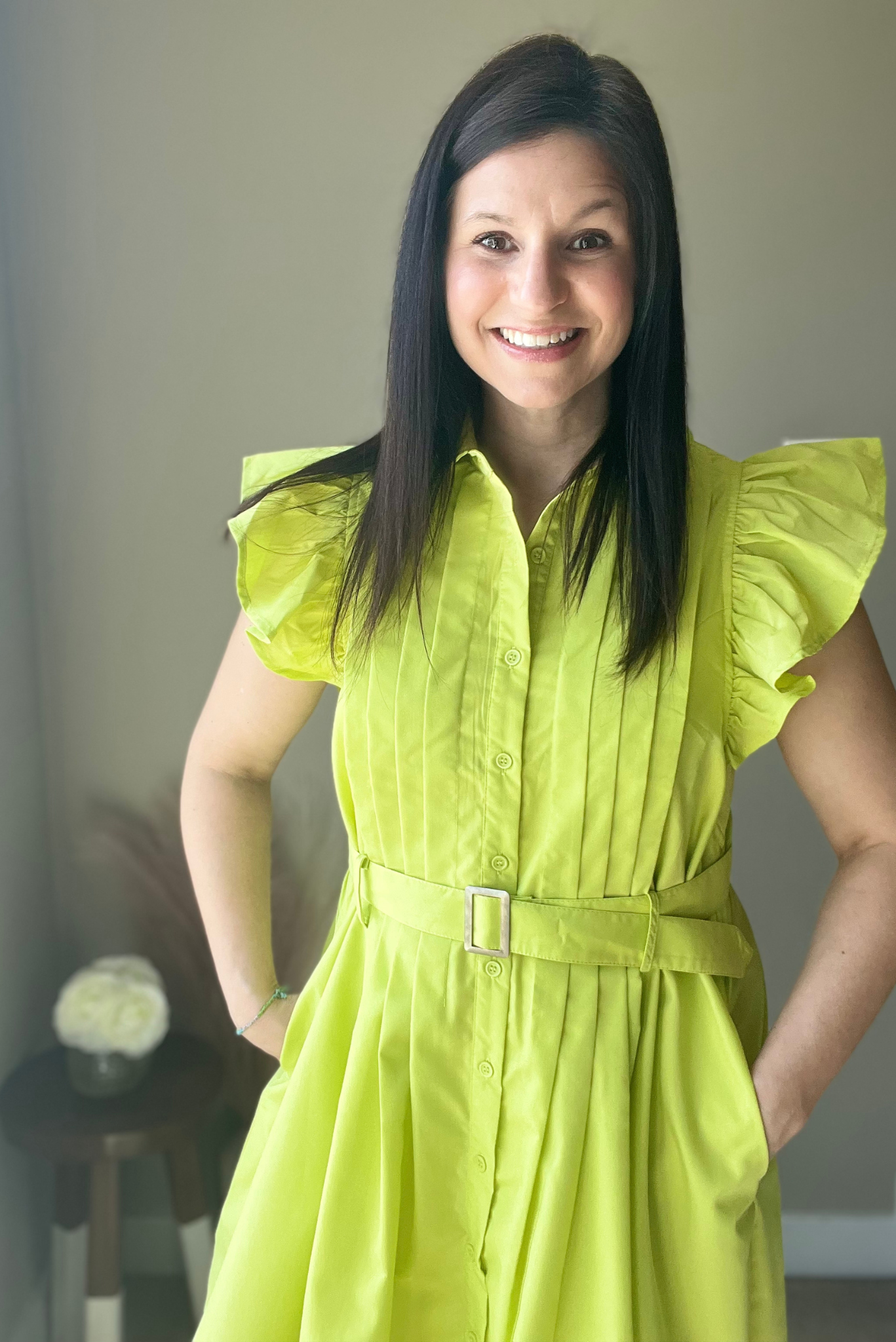 Belted Mini Dress | Final Sale