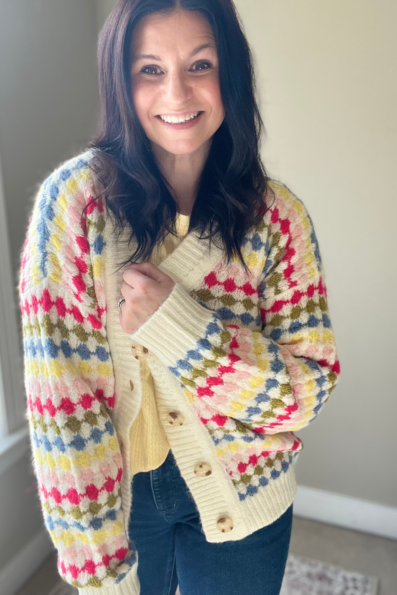 Pops of Color Cardigan