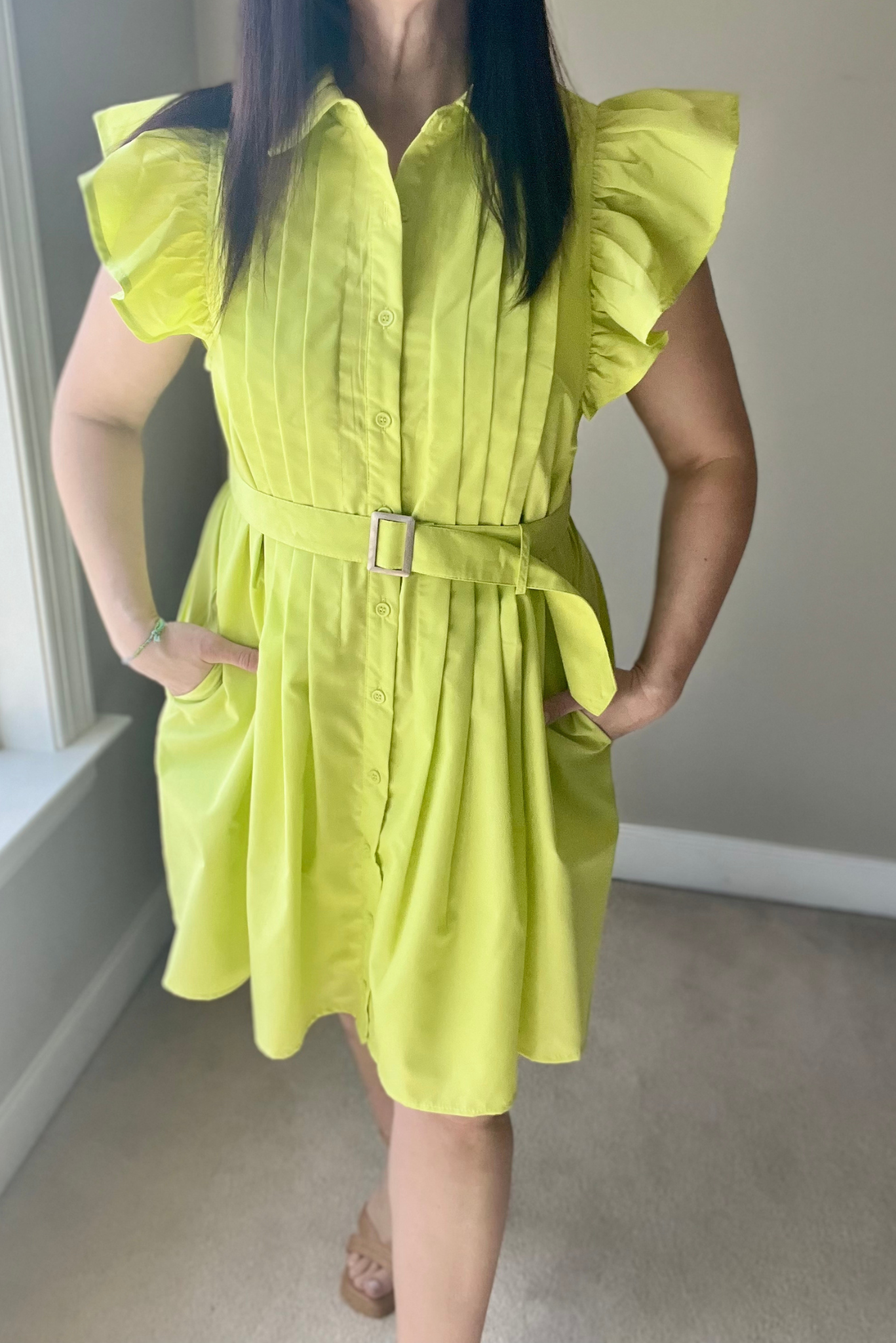 Belted Mini Dress | Final Sale