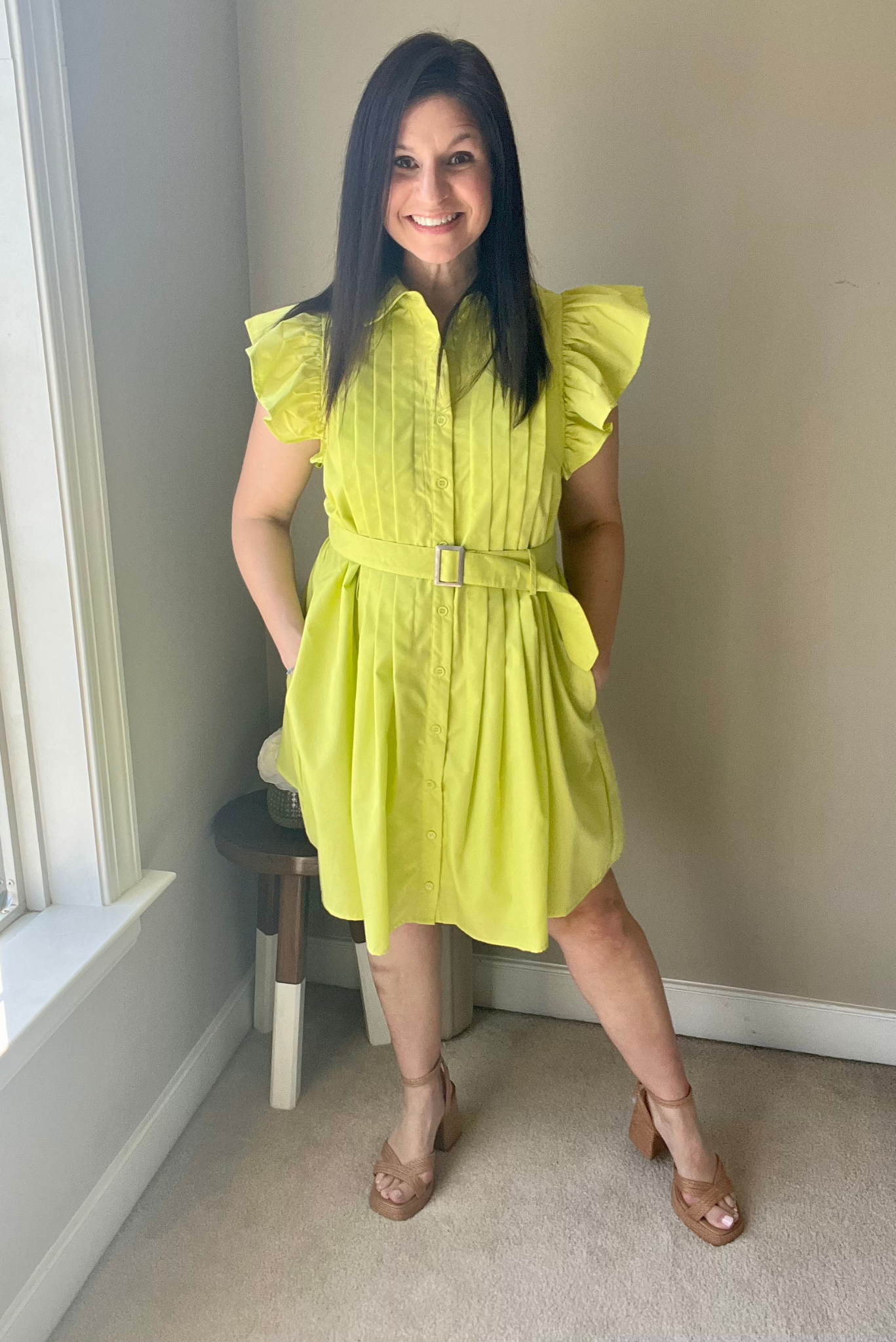 Belted Mini Dress | Final Sale