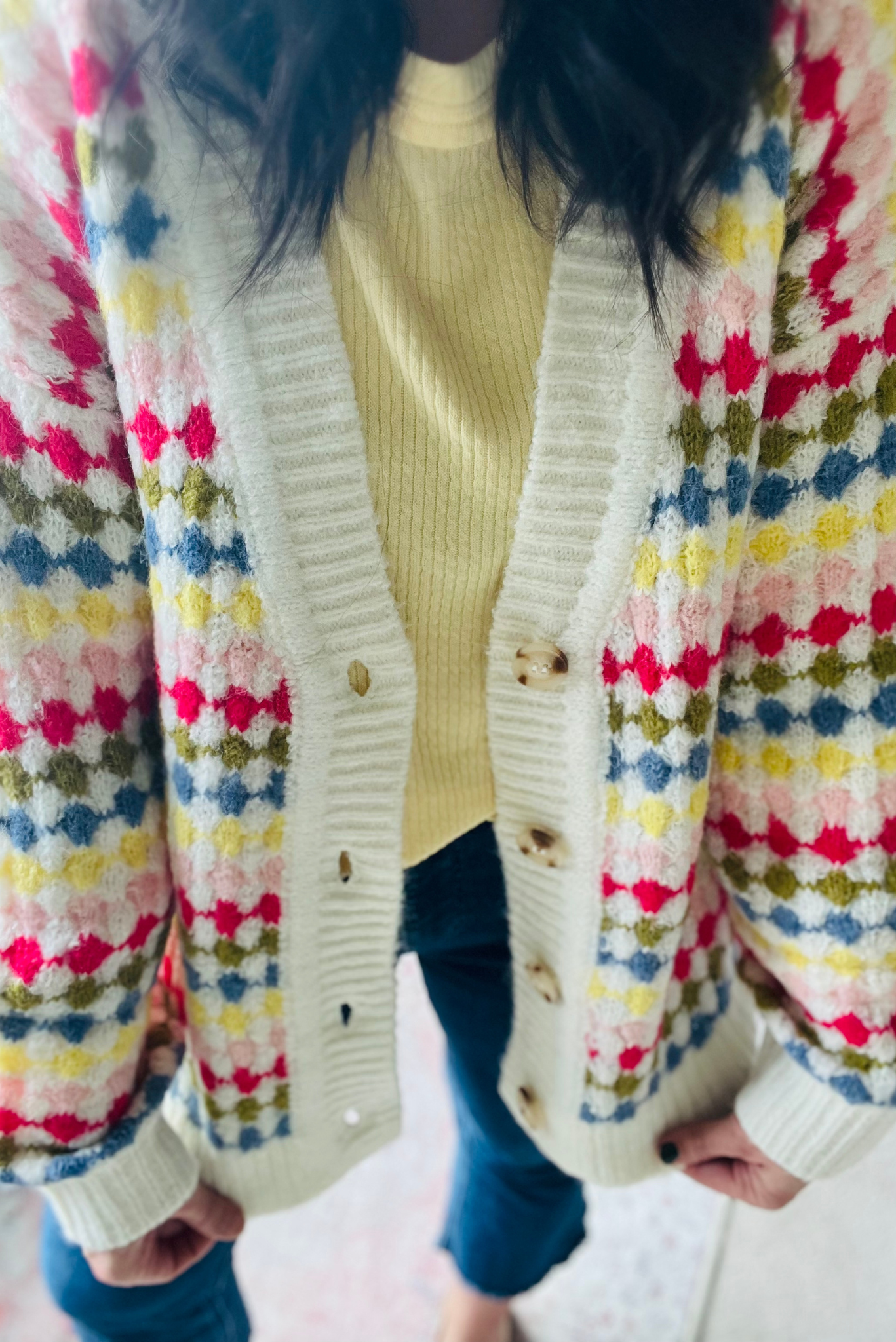 Pops of Color Cardigan