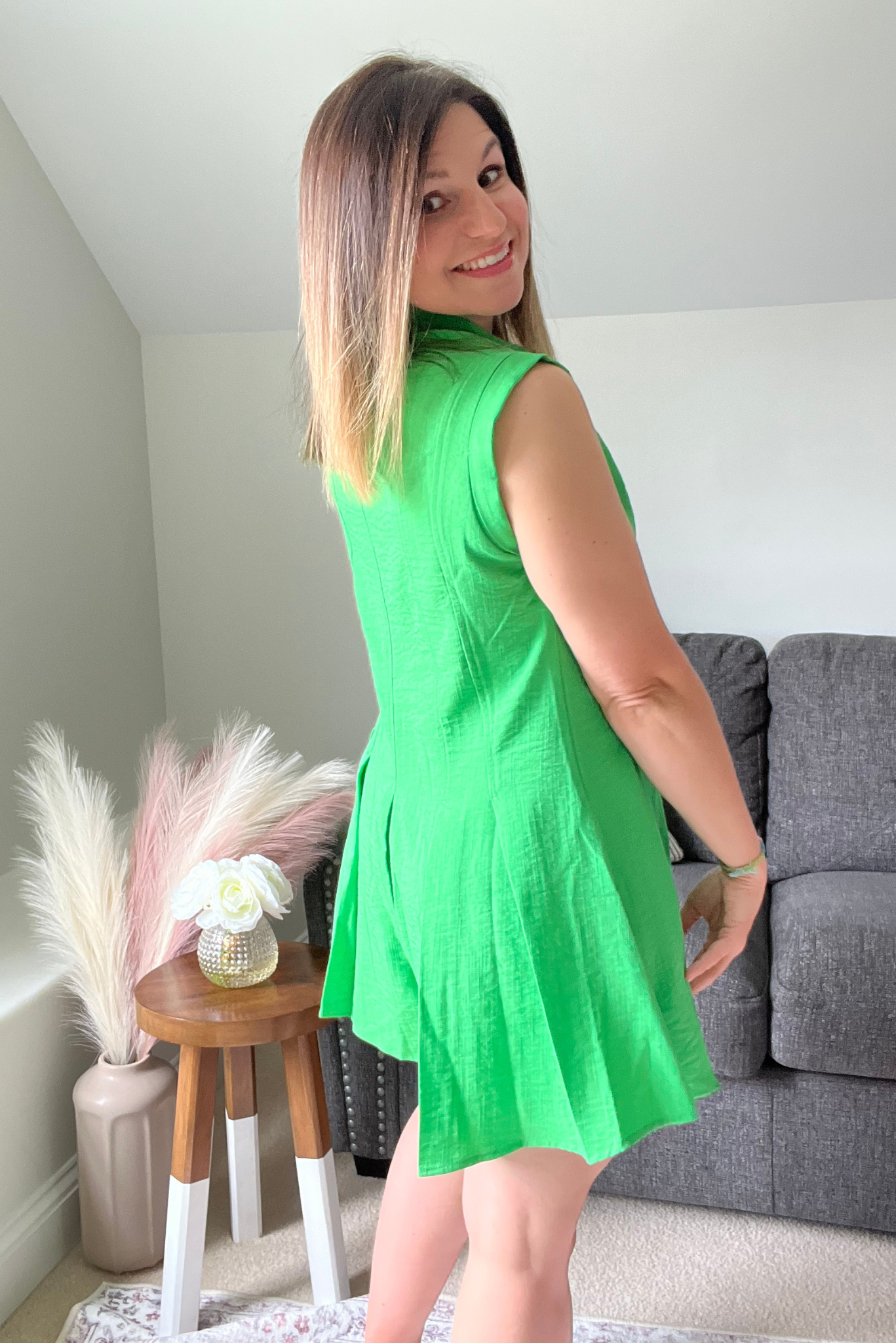 On The Green Romper Final Sale