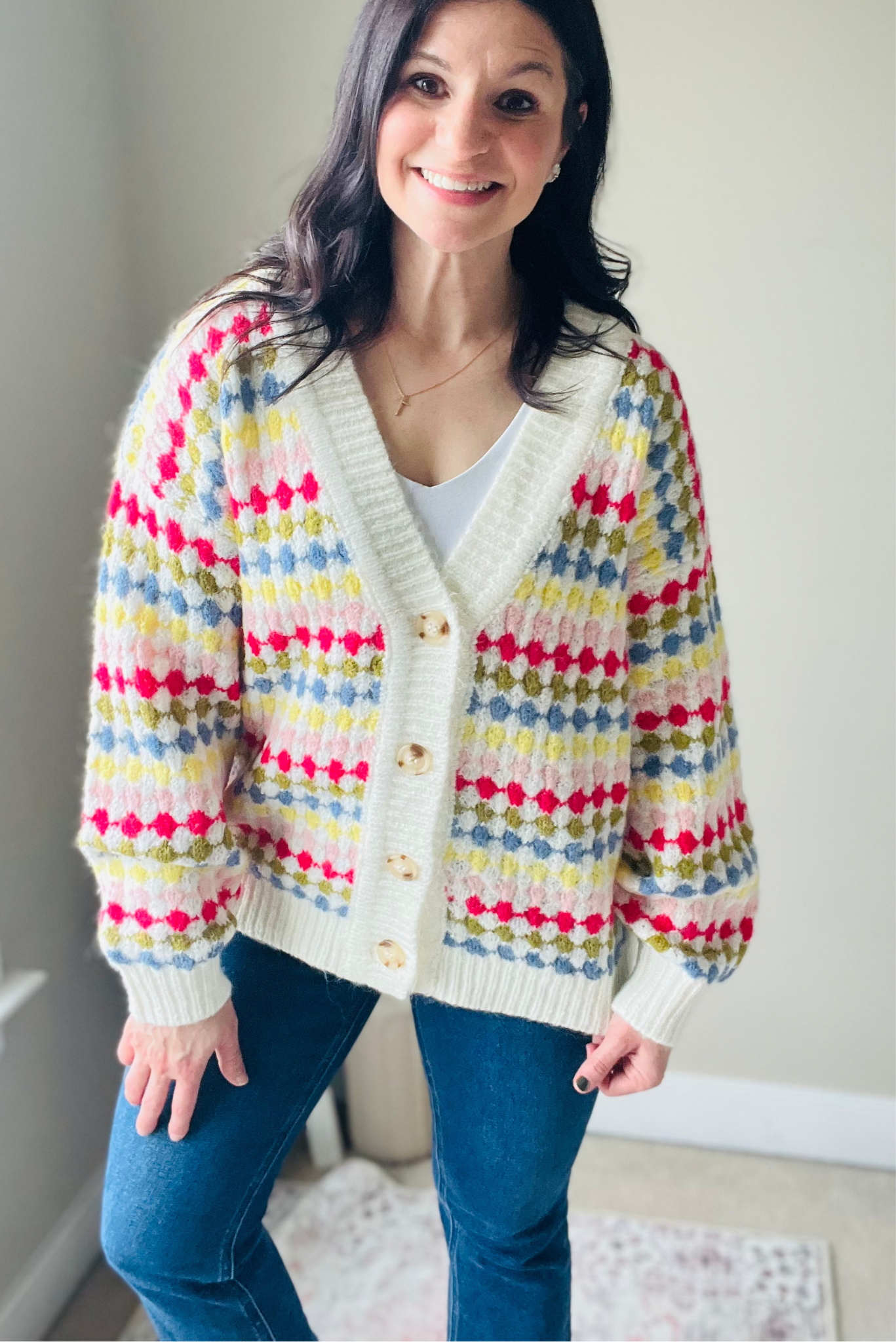 Pops of Color Cardigan