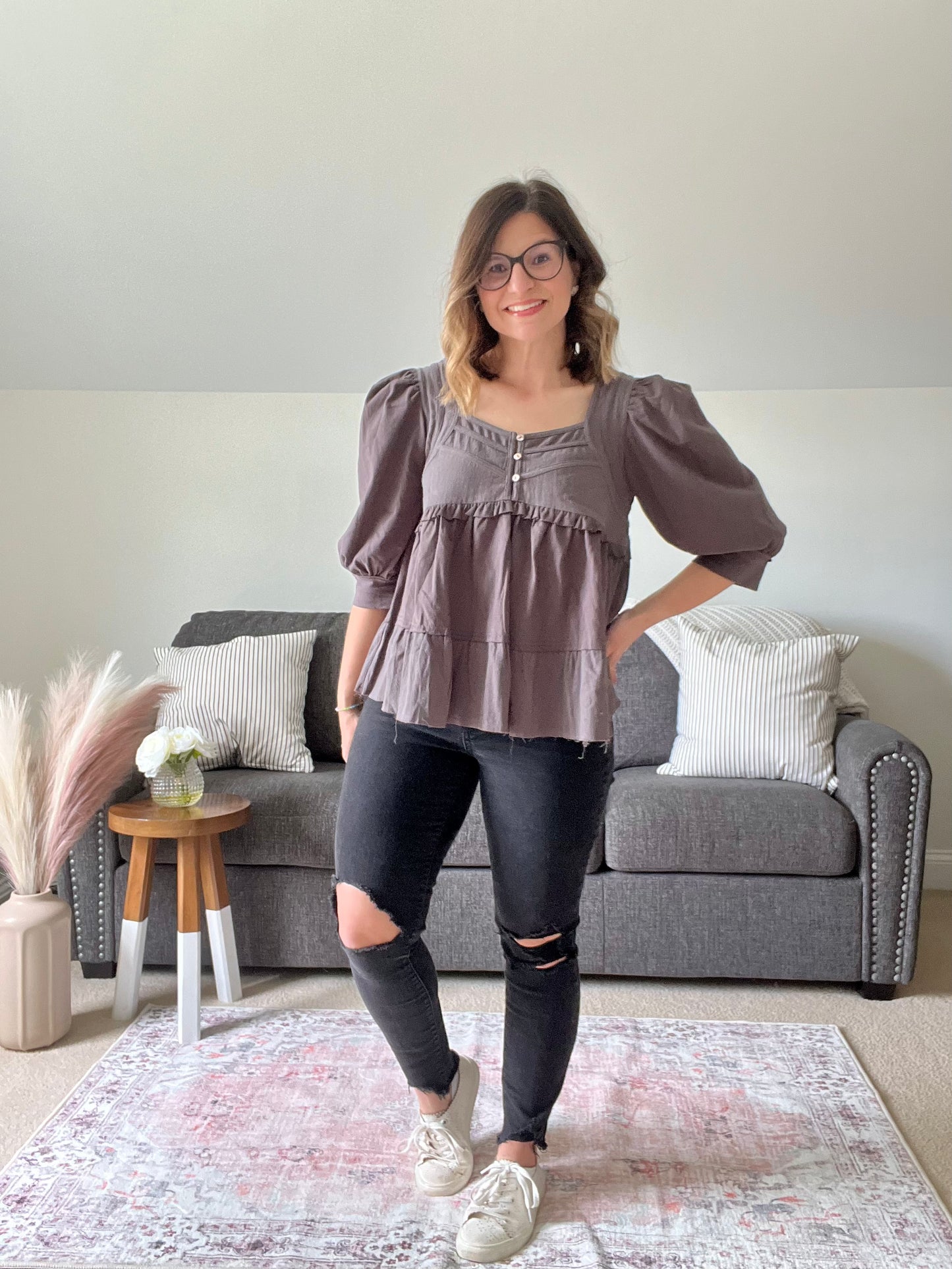 The Grayscale Top | Final Sale