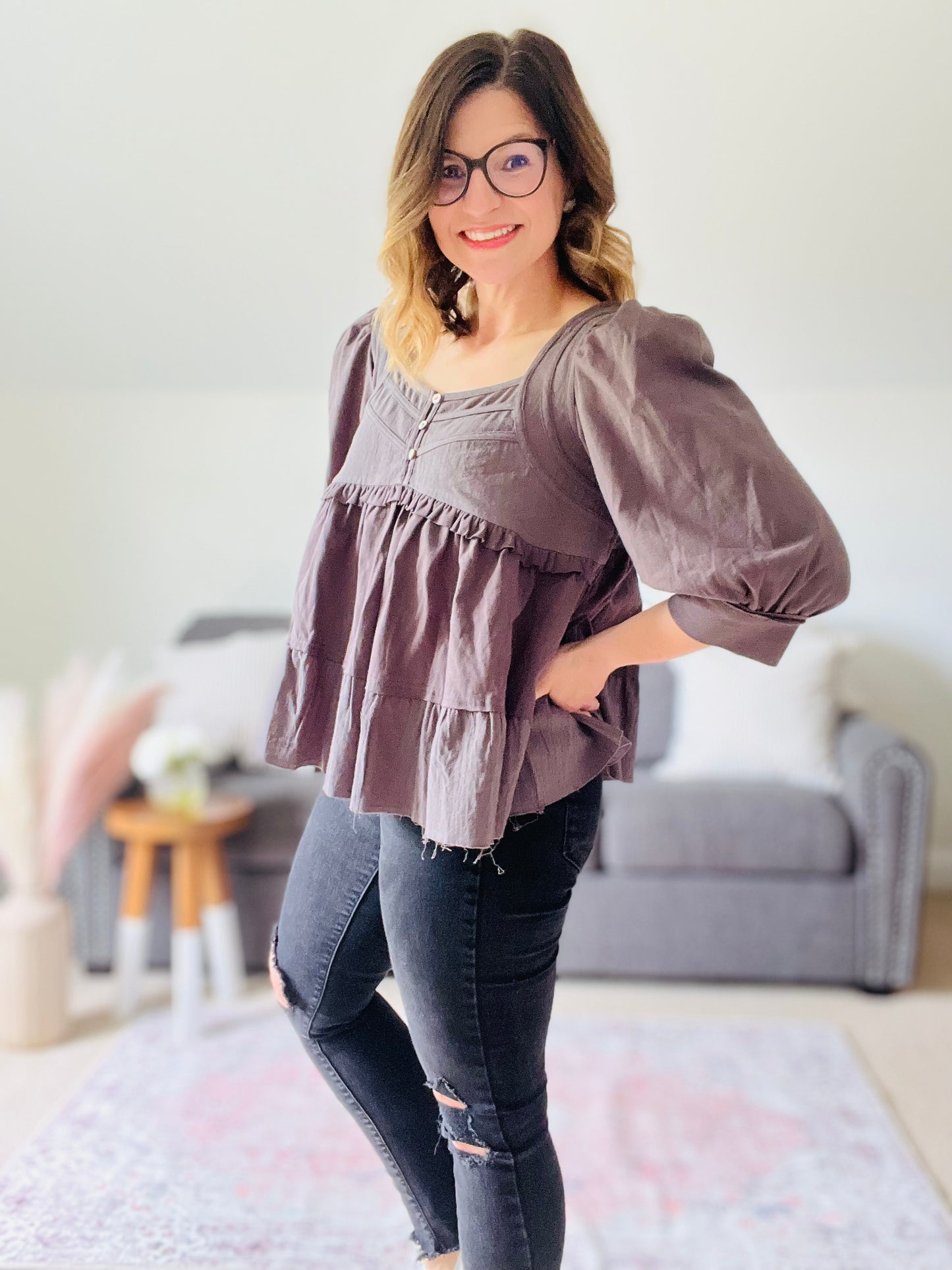 The Grayscale Top | Final Sale