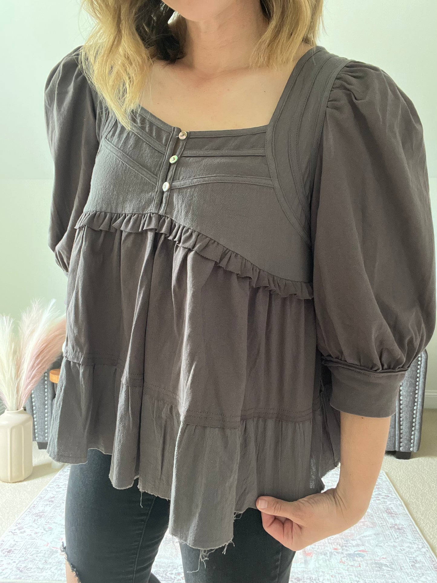 The Grayscale Top | Final Sale